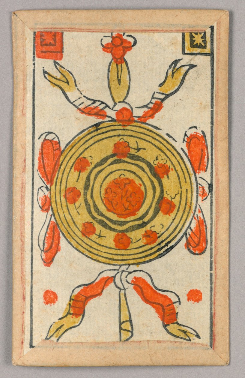 Minchiate (Tarot) spelkort av Unknown artist