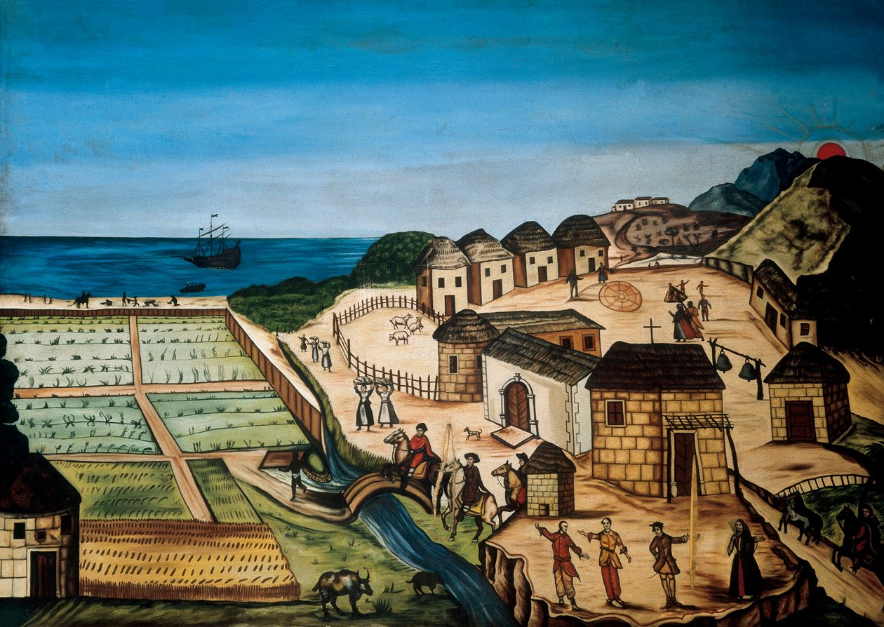 Mission San Jose del Cabo, vice kungariket Mexiko av Unknown artist