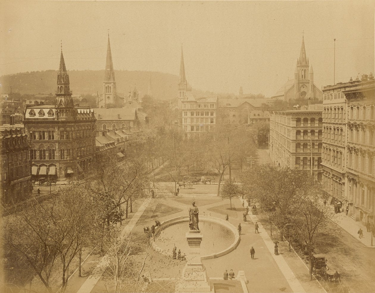 Montreal, Place Victoria av Unknown artist