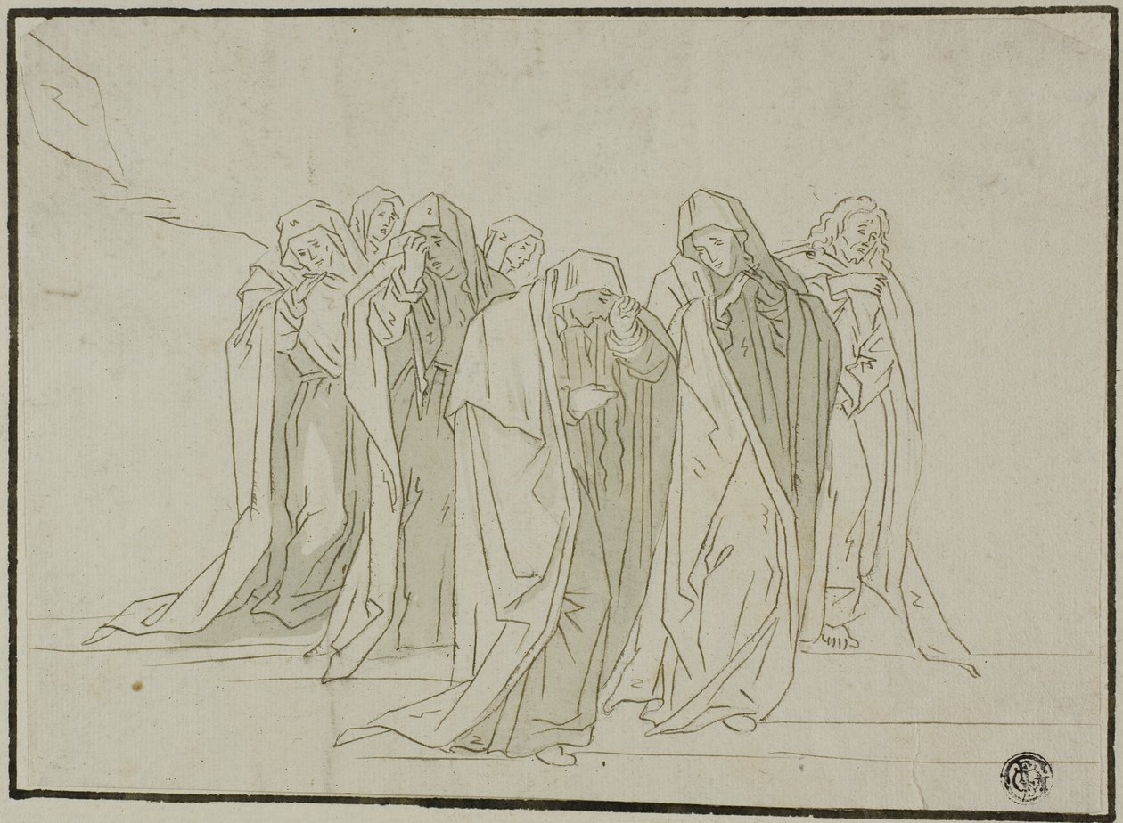 Sörjande figurer av Unknown artist