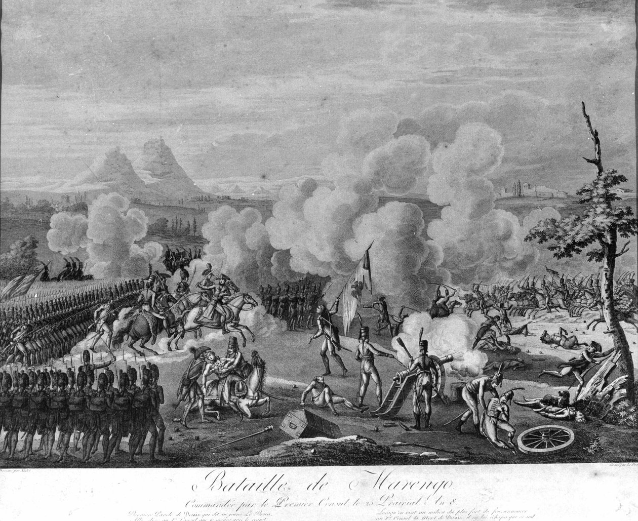 Napoleonkriget: Slaget vid Marengo, 14 juni av Unknown artist