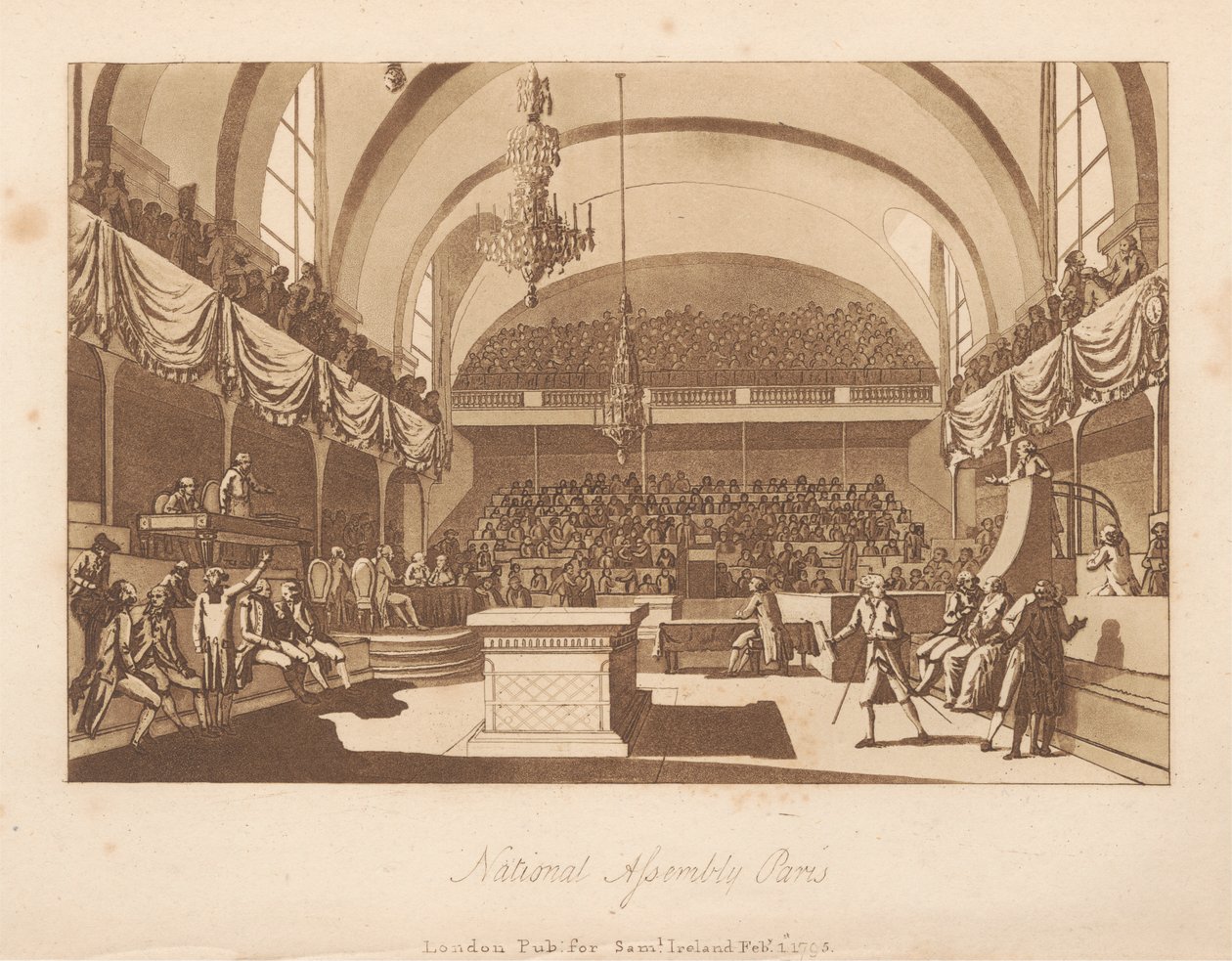 Nationalförsamlingen, Paris av Unknown artist