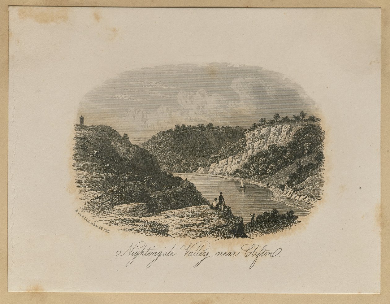 Nightingale Valley, nära Clifton av Unknown artist