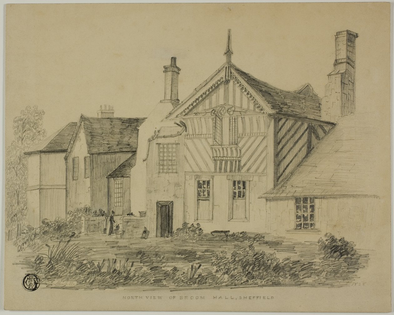 North View av Broom Hall, Sheffield av Unknown artist