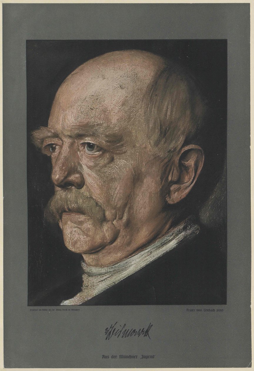 Otto greve av Bismarck (tryck) av Unknown artist