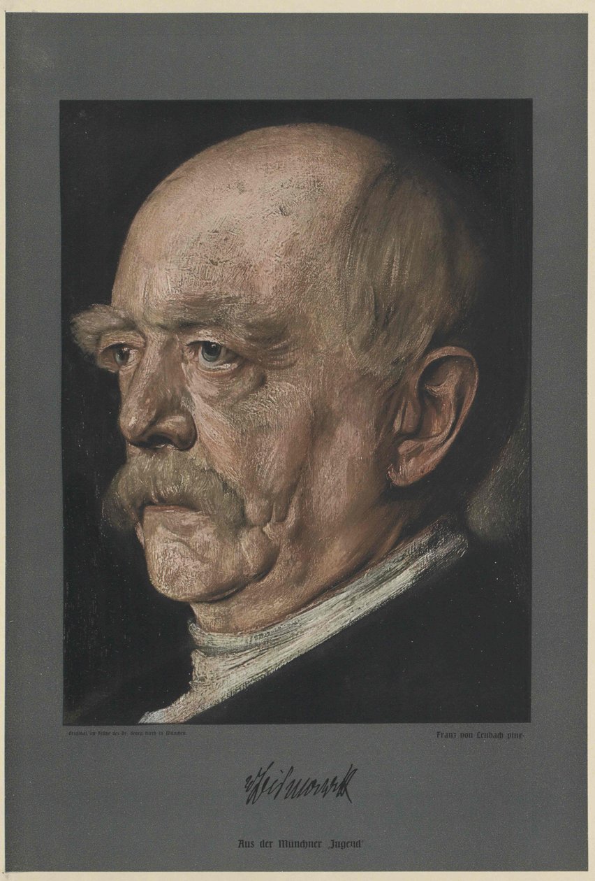Otto greve av Bismarck (tryck) av Unknown artist