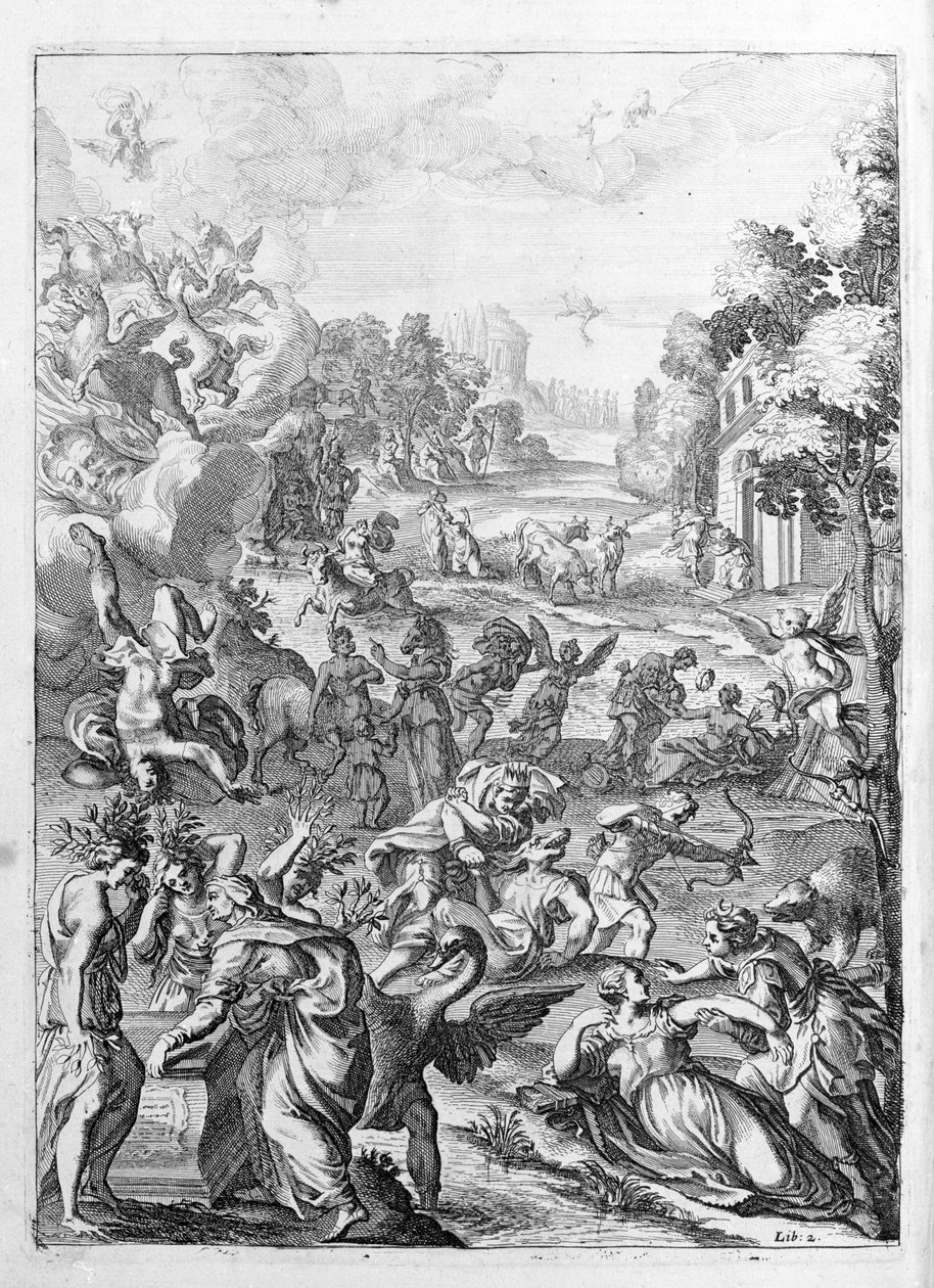 Ovidius (Ovidius) - illustration till bok 15 - (P. Ovidius