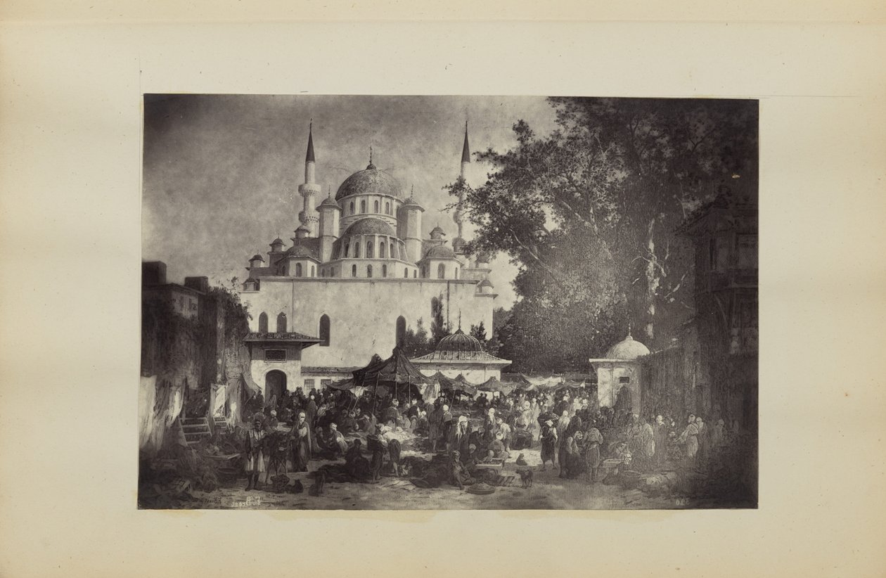 [Målad vy av Konstantinopel] av Unknown artist