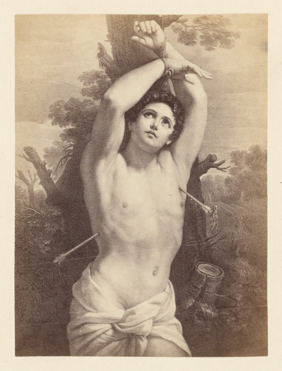 [Målning föreställande Sankt Sebastians martyrdöd] av Unknown artist