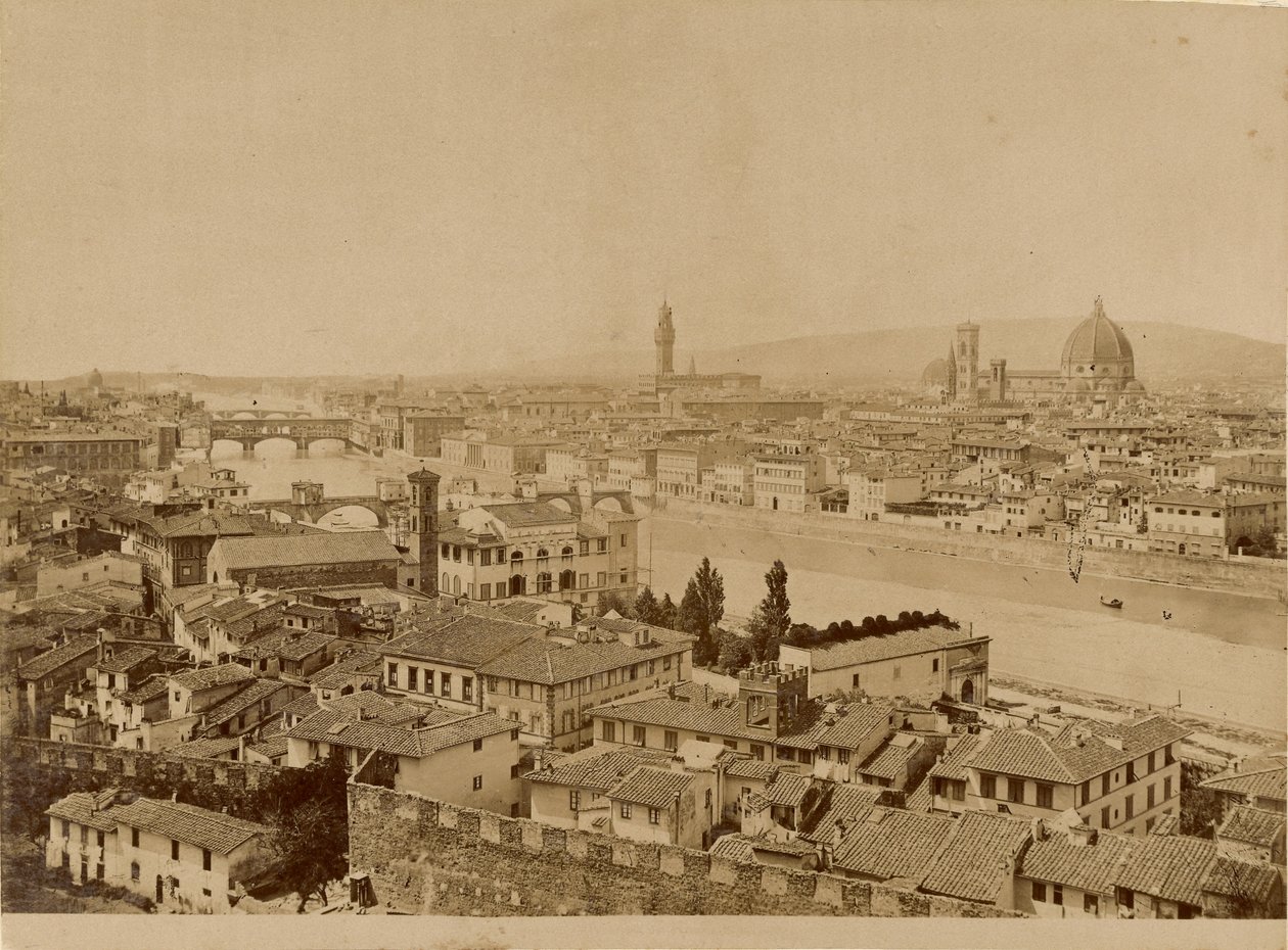 [Panoramautsikt över Florens] av Unknown artist
