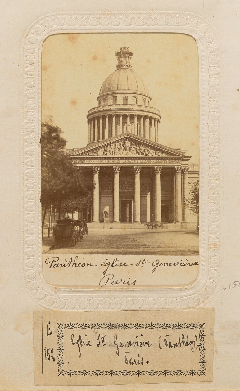Panthéon - kyrkan Sainte Geneviève, Paris av Unknown artist
