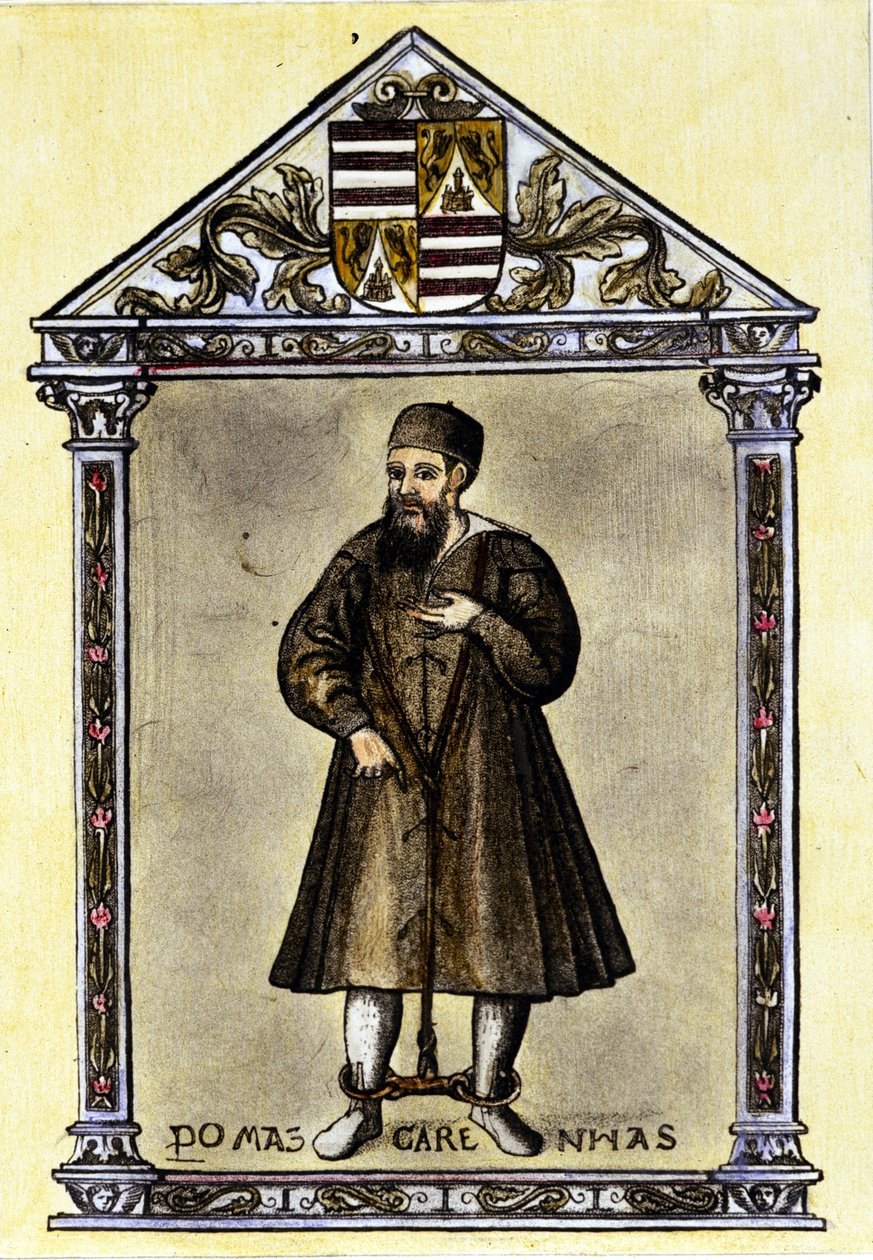 Pedro Mascarenhas (portugisisk navigatör) kedjad. av Unknown artist