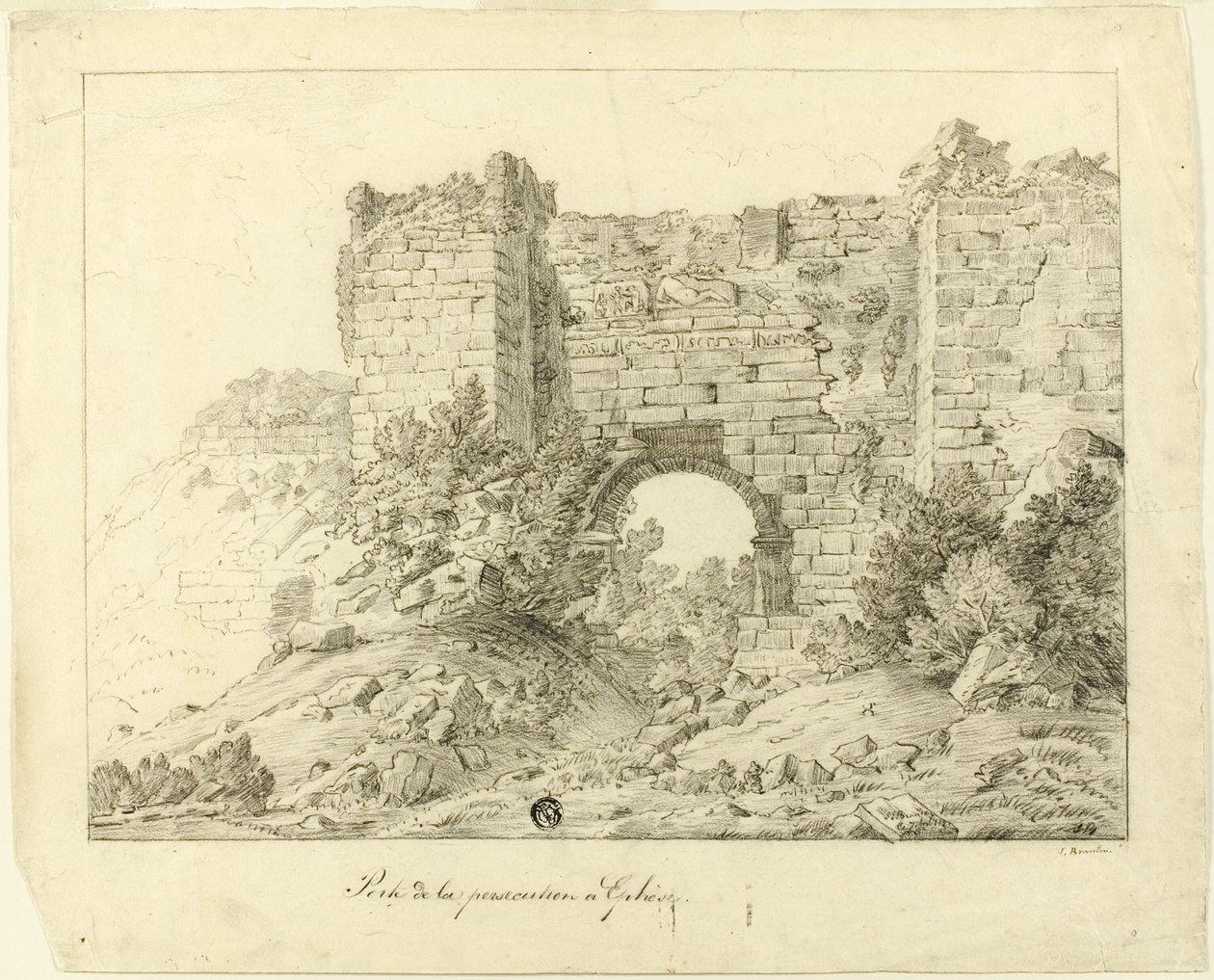 Förföljelseportalen, Efesos av Unknown artist