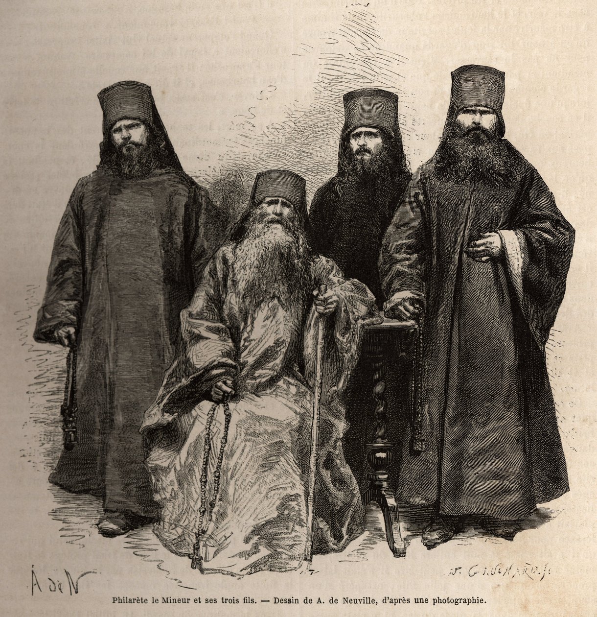 Philarete Ushka, känd som gruvarbetaren av Unknown artist