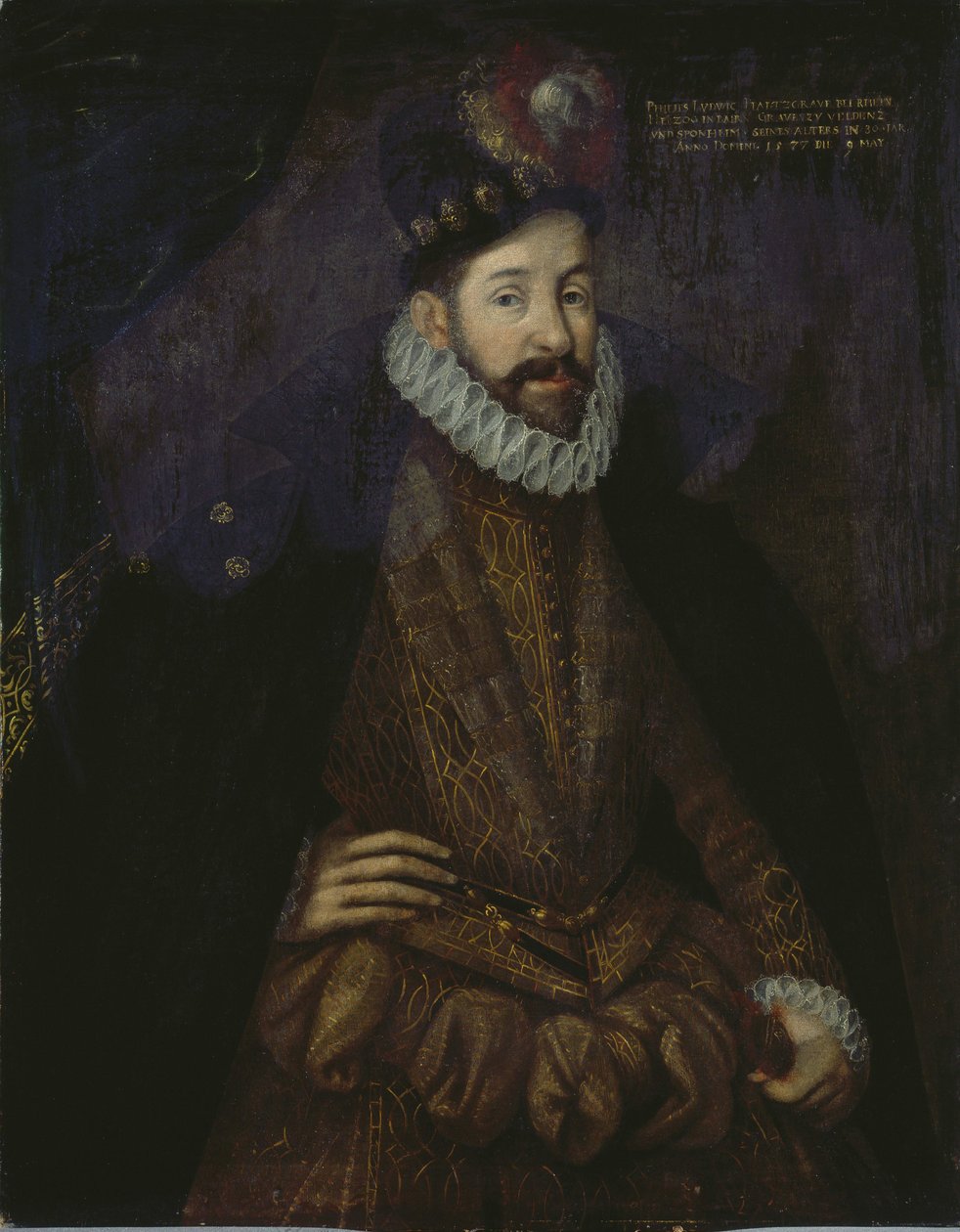 Philippe Louis de Neubourg - (Philippe-Louis de Neubourg) - Porträtt av Philipp Ludwig (1547-1614), hertig av Pfalz-Neuburg, anonym . olja på duk av Unknown artist