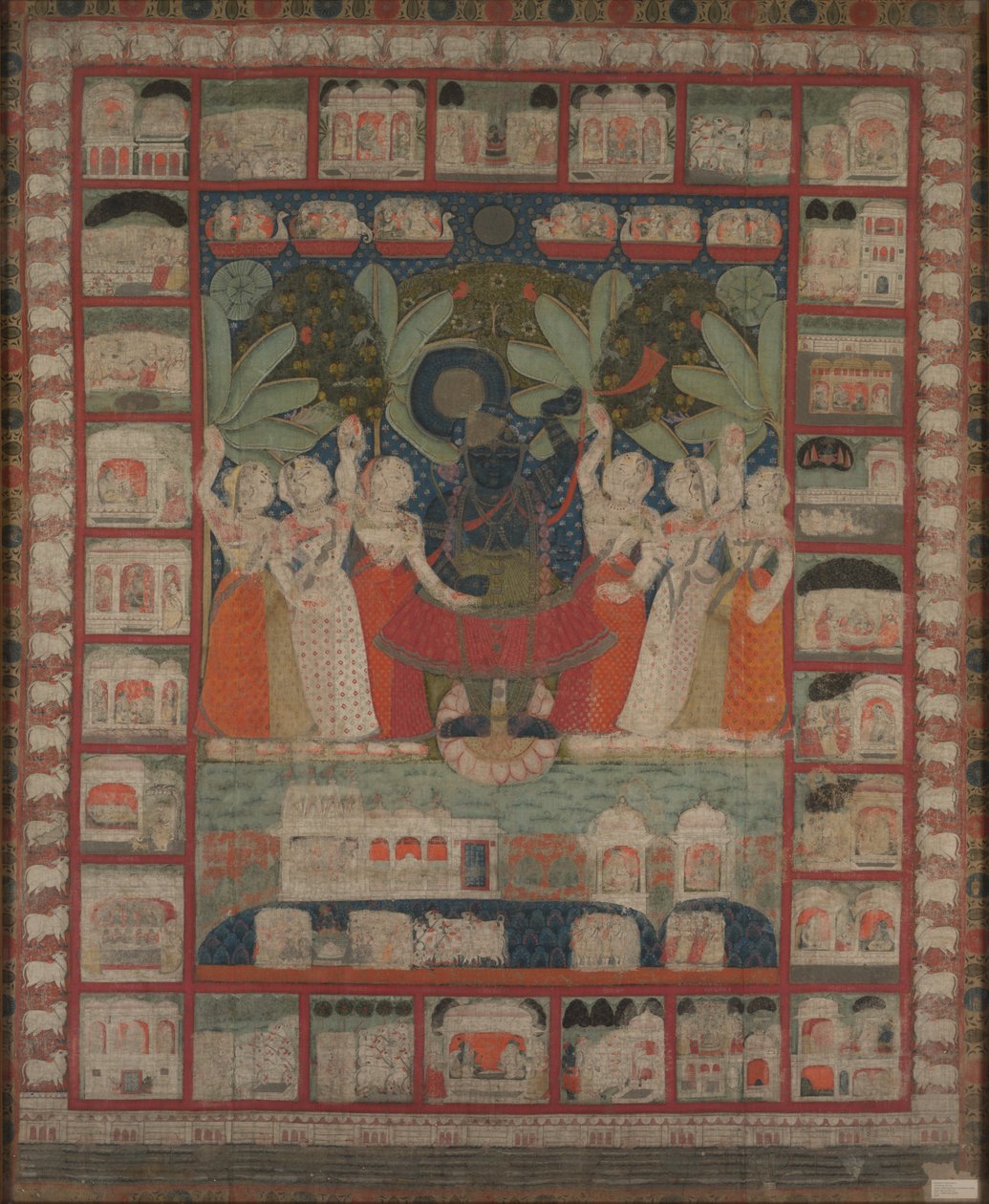 Pichwai av Shri Nathji av Unknown artist