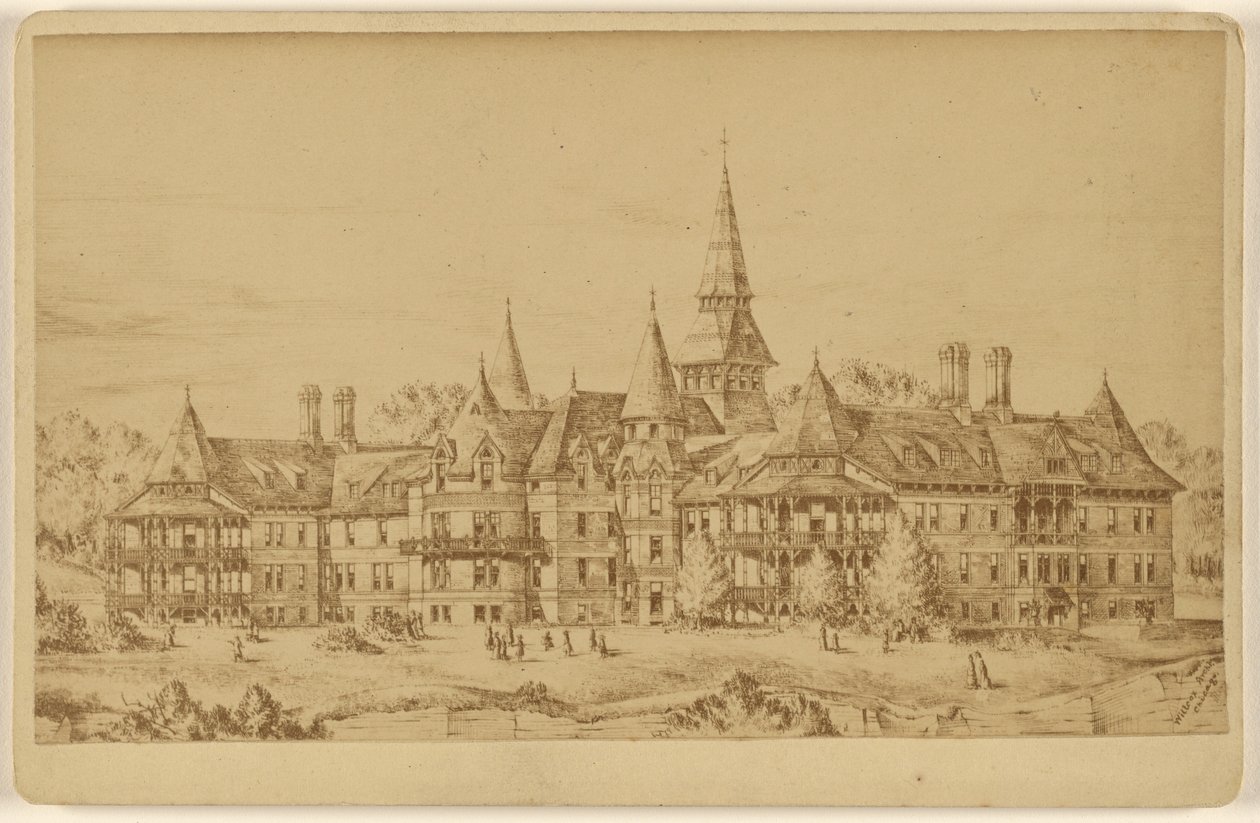 Plats New St. Marys Hall Faribault Minnesota av Unknown artist