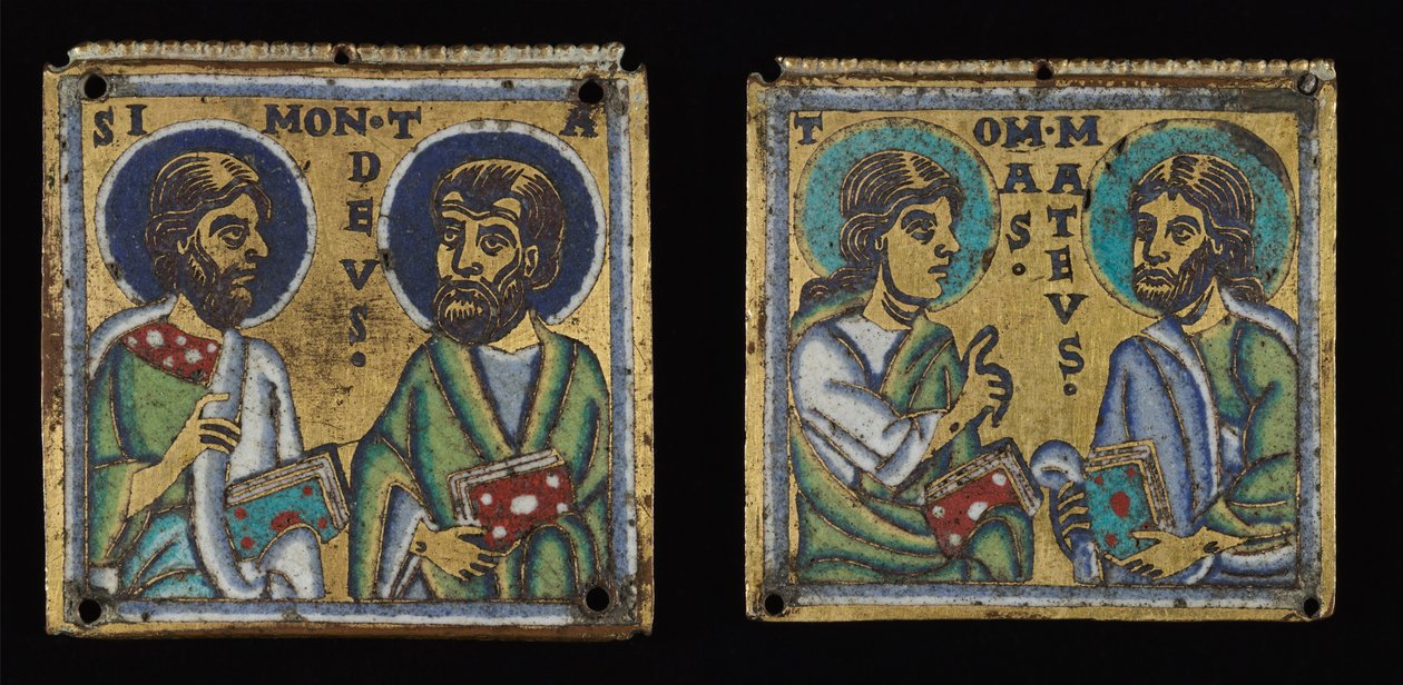 Plackpar: Simon och Thaddaeus och Thomas och Matthew av Unknown artist
