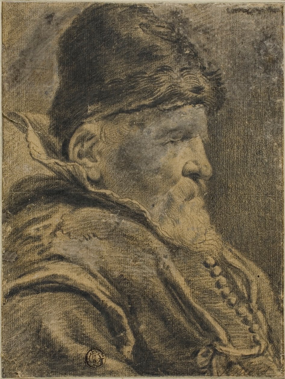 Porträttbyst av en gammal man av Unknown artist