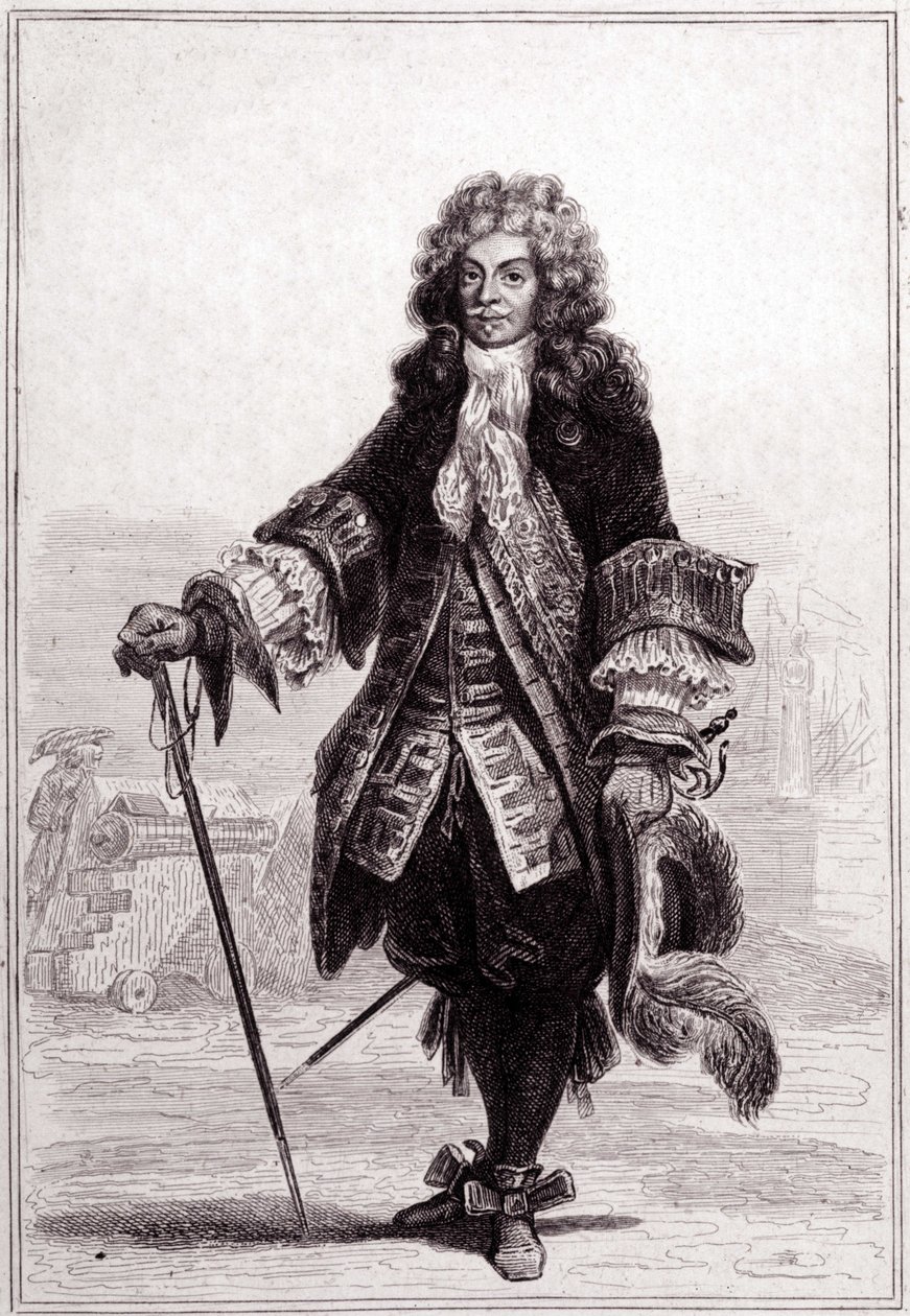 Porträtt av Abraham, markis Duquesne (1610 - 1688), fransk sjöman. av Unknown artist