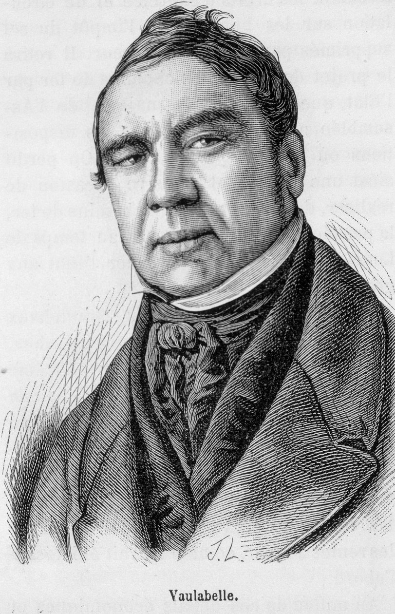 Porträtt av Achille Tenaille de Vaulabelle (1799-1879), fransk minister för nationell utbildning. av Unknown artist