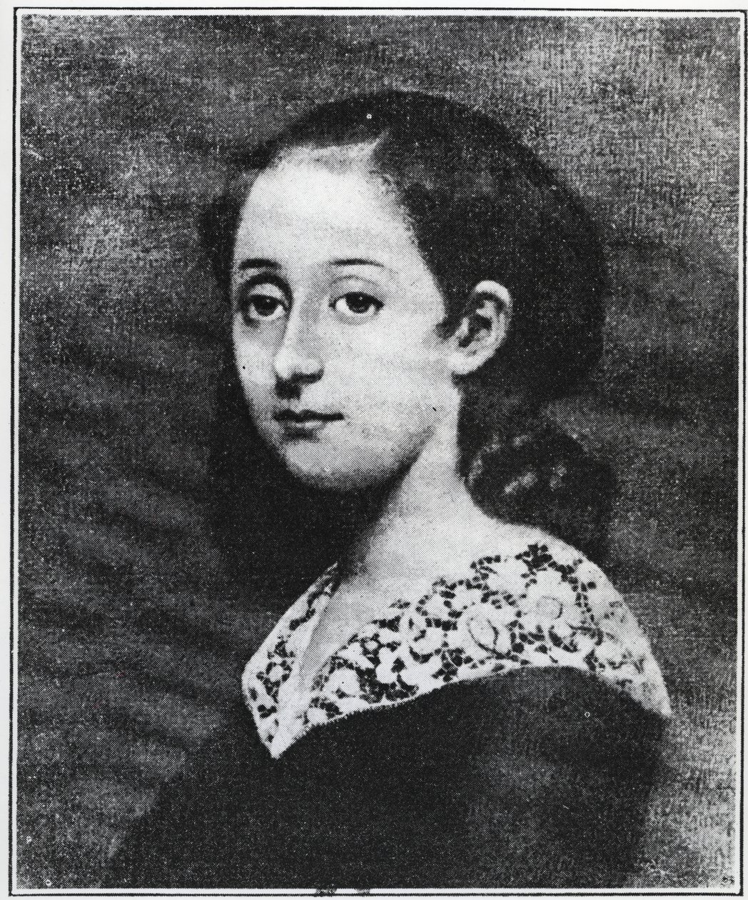 Porträtt av Aline Chazal-Tristan av Unknown artist
