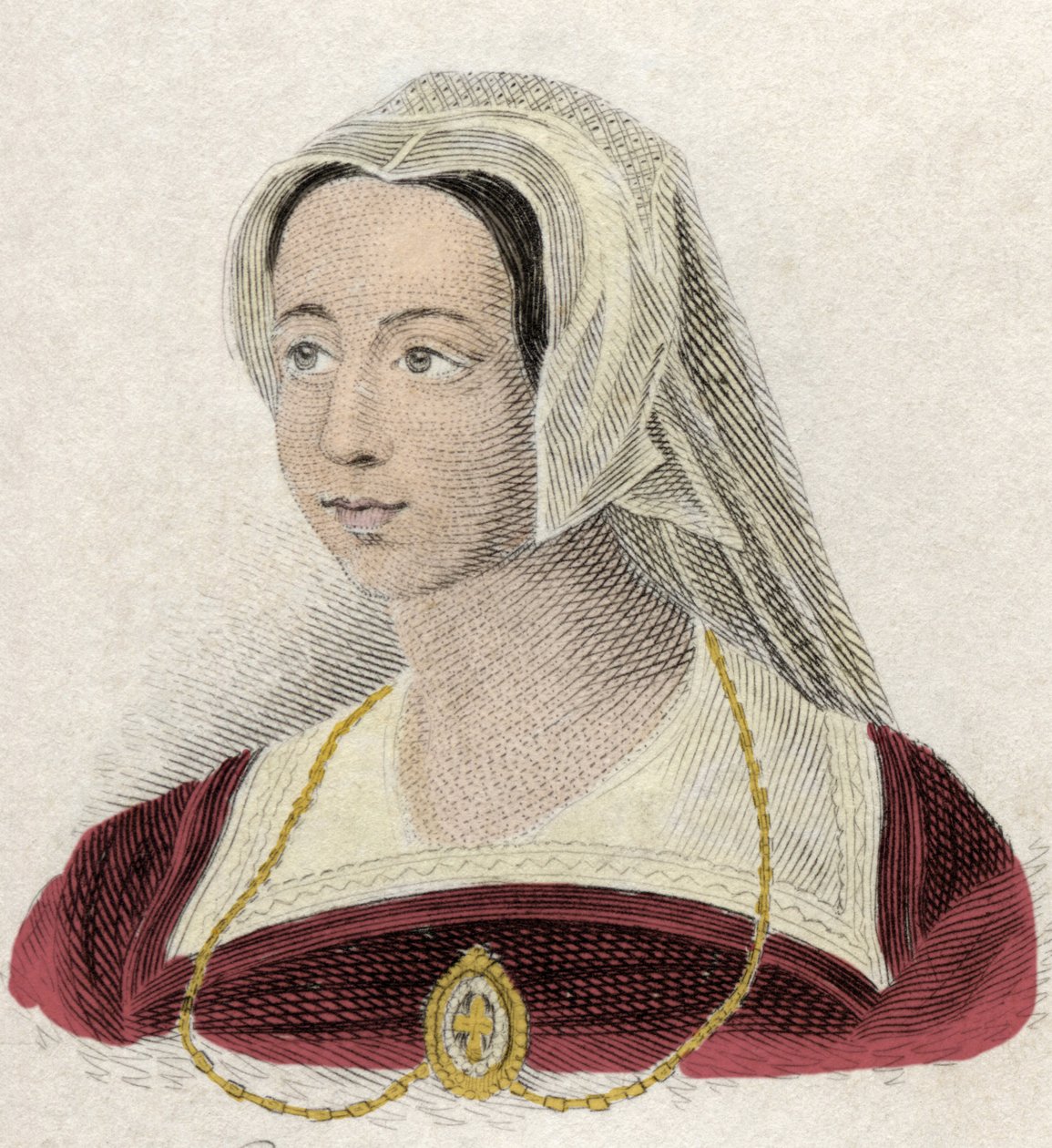 Porträtt av Catherine Parr (eller Parre av Unknown artist