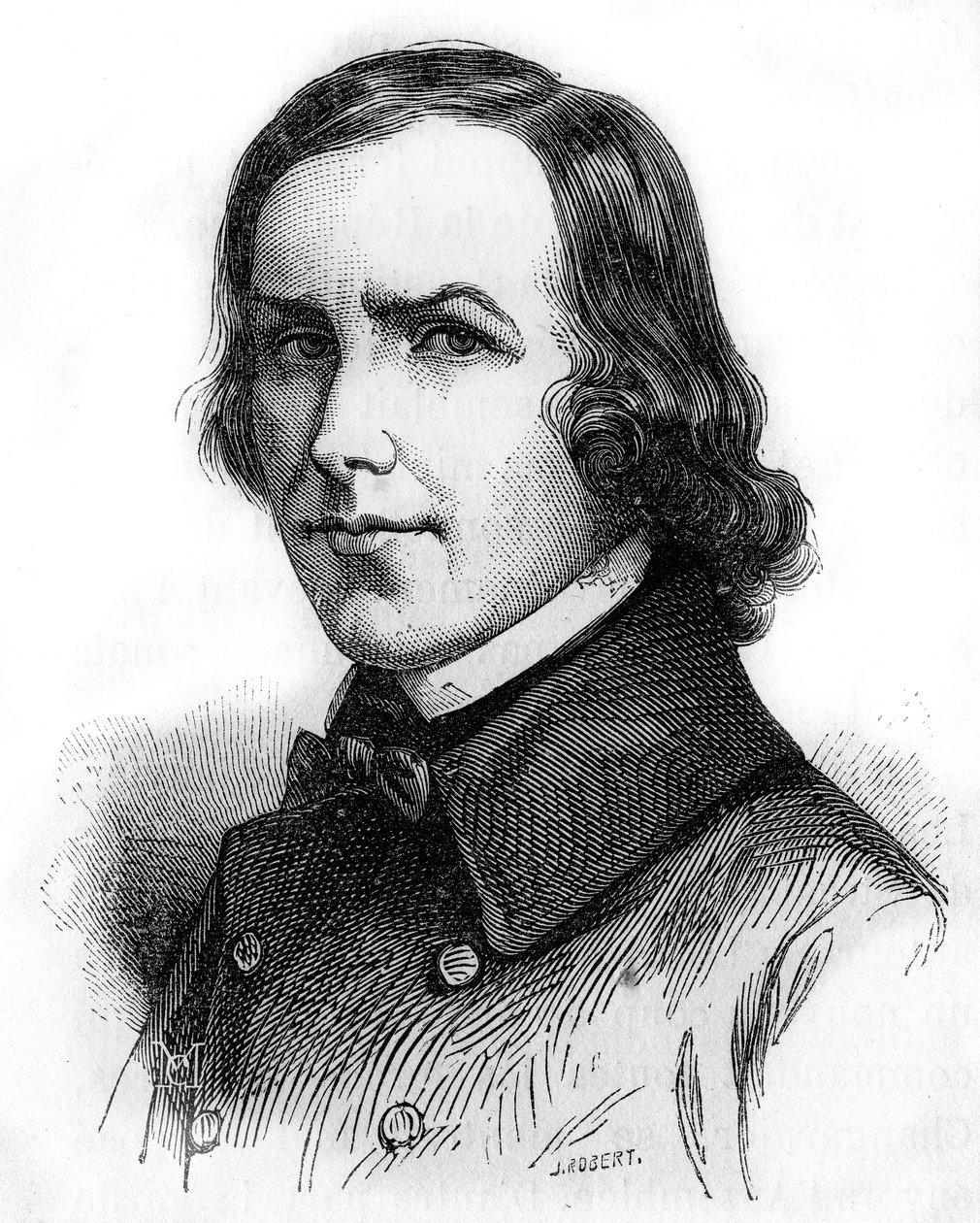 Porträtt av Charles Forbes, greve av Montalembert (1810 - 1870), fransk journalist och politiker. av Unknown artist