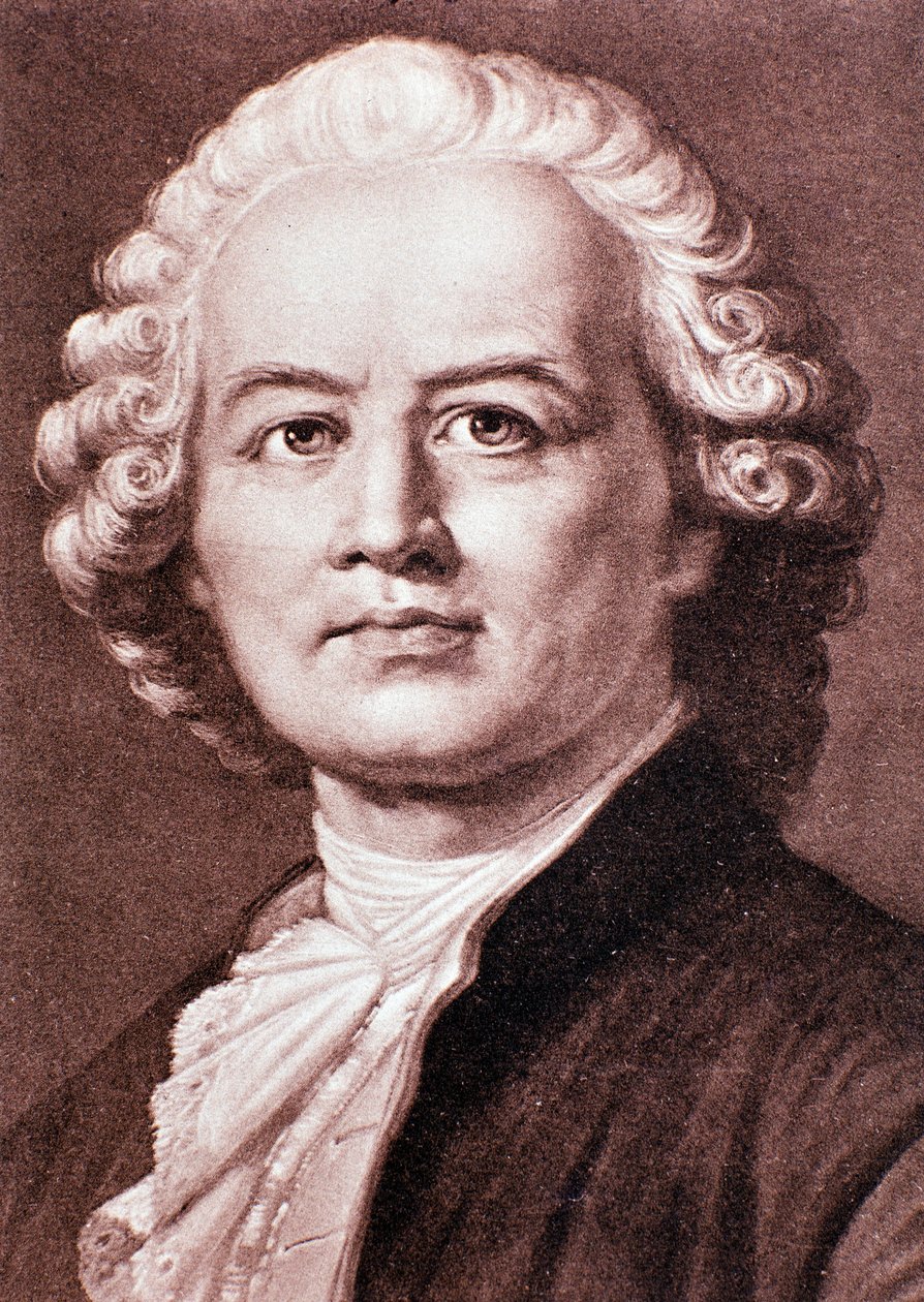 Porträtt av Christoph Gluck (gravyr) av Unknown artist