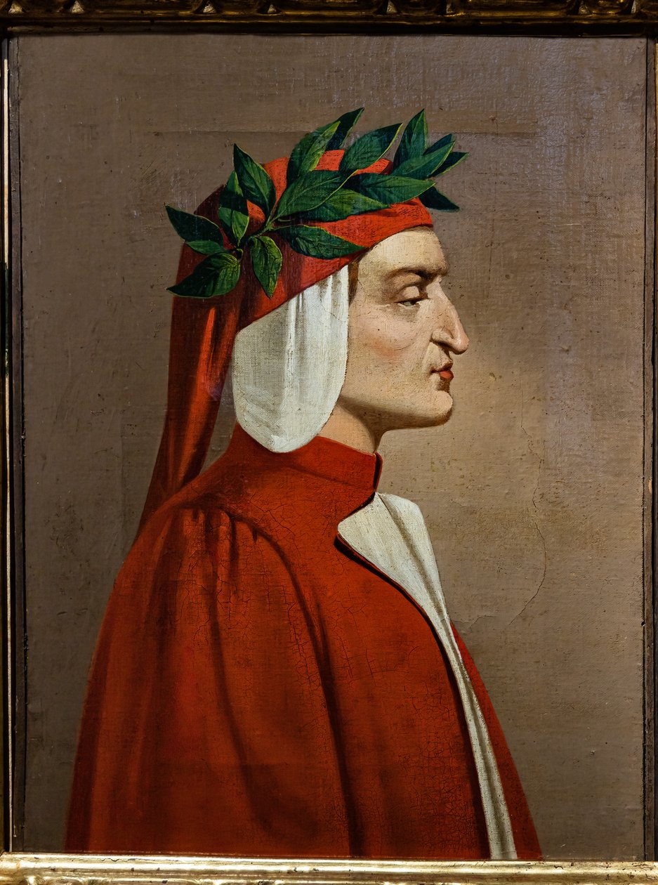 Porträtt av Dante av Unknown artist
