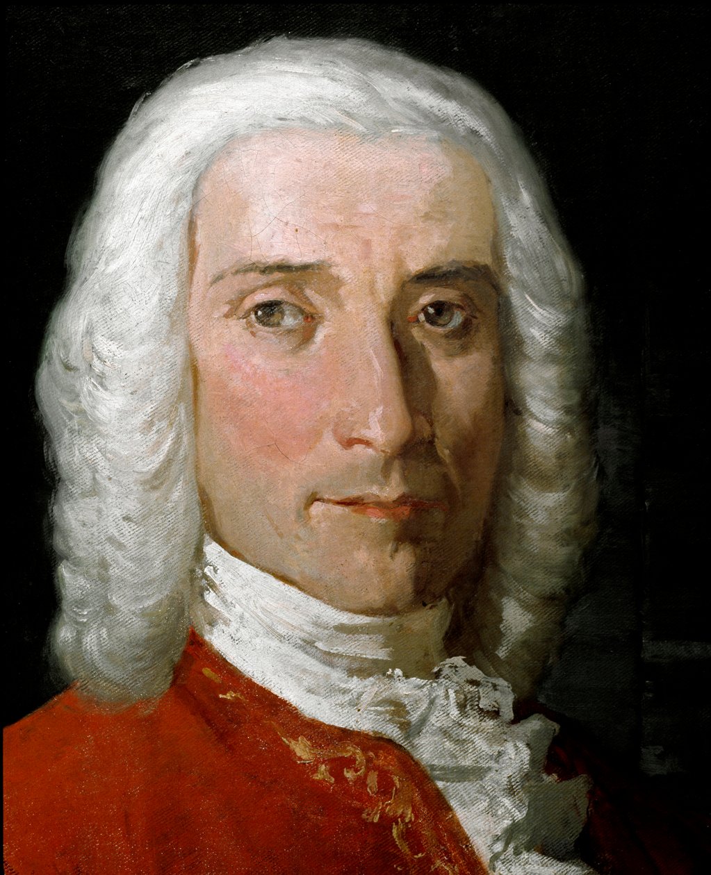 Porträtt av Domenico scarlatti (1685-1757), italiensk kompositör. Anonym målning från 1700-talet. Neapel, San Pietro och Majellas musikkonservatorium. av Unknown artist