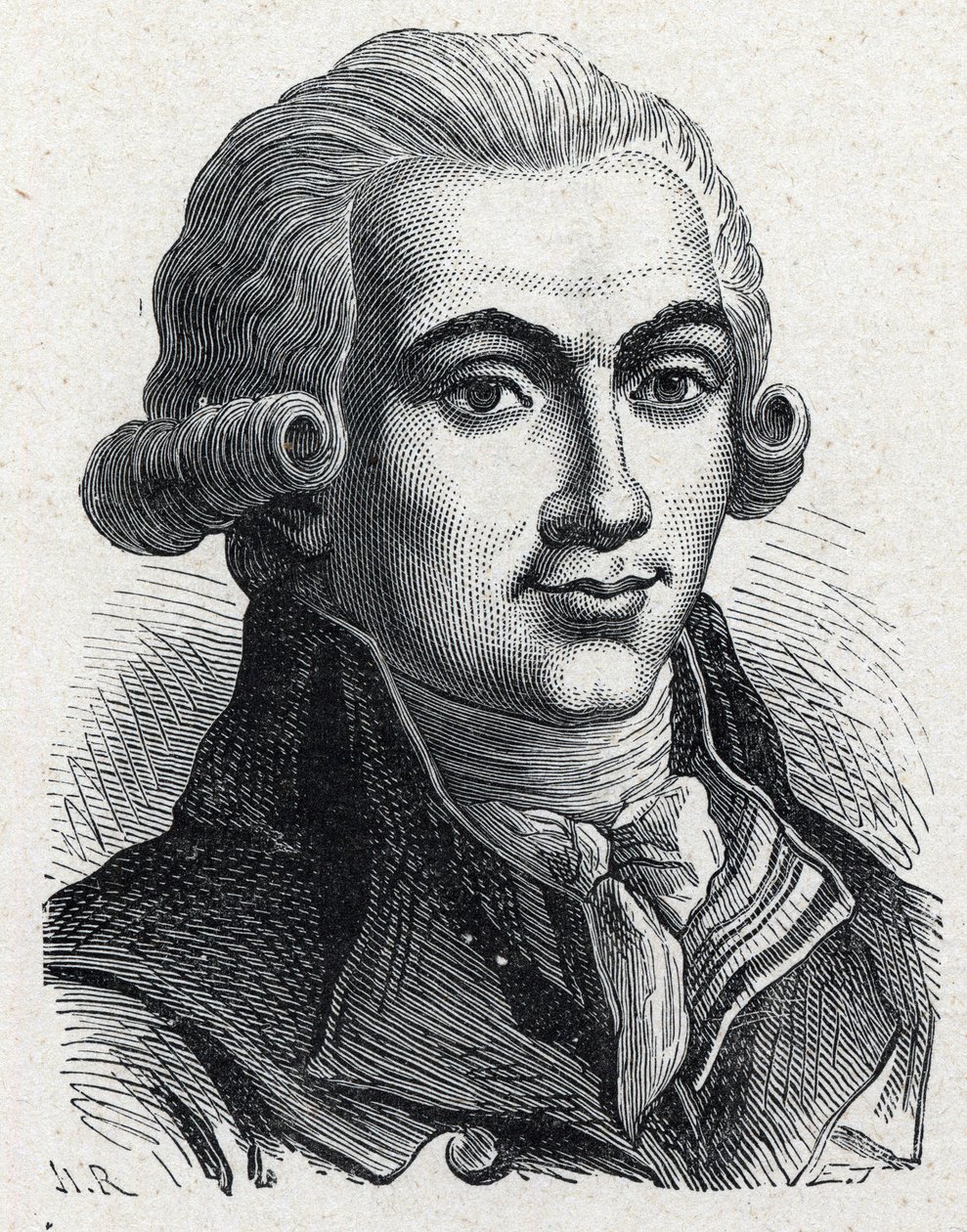 Porträtt av Elie Guadet (1758-1794), fransk revolutionär. av Unknown artist