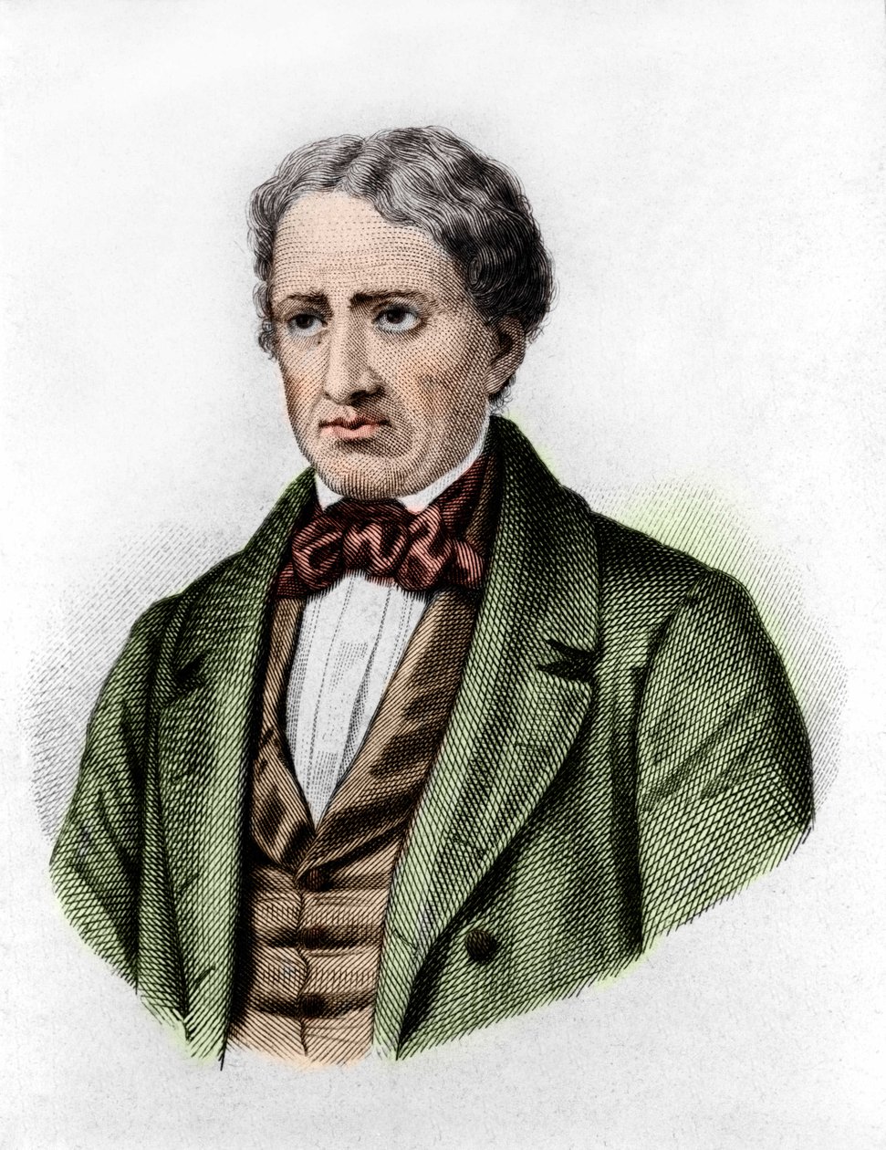 Porträtt av Filippo (Philippe) Buonarroti (1761-1837). ansluten till Illuminés (Illuminati) i Bayern av Unknown artist