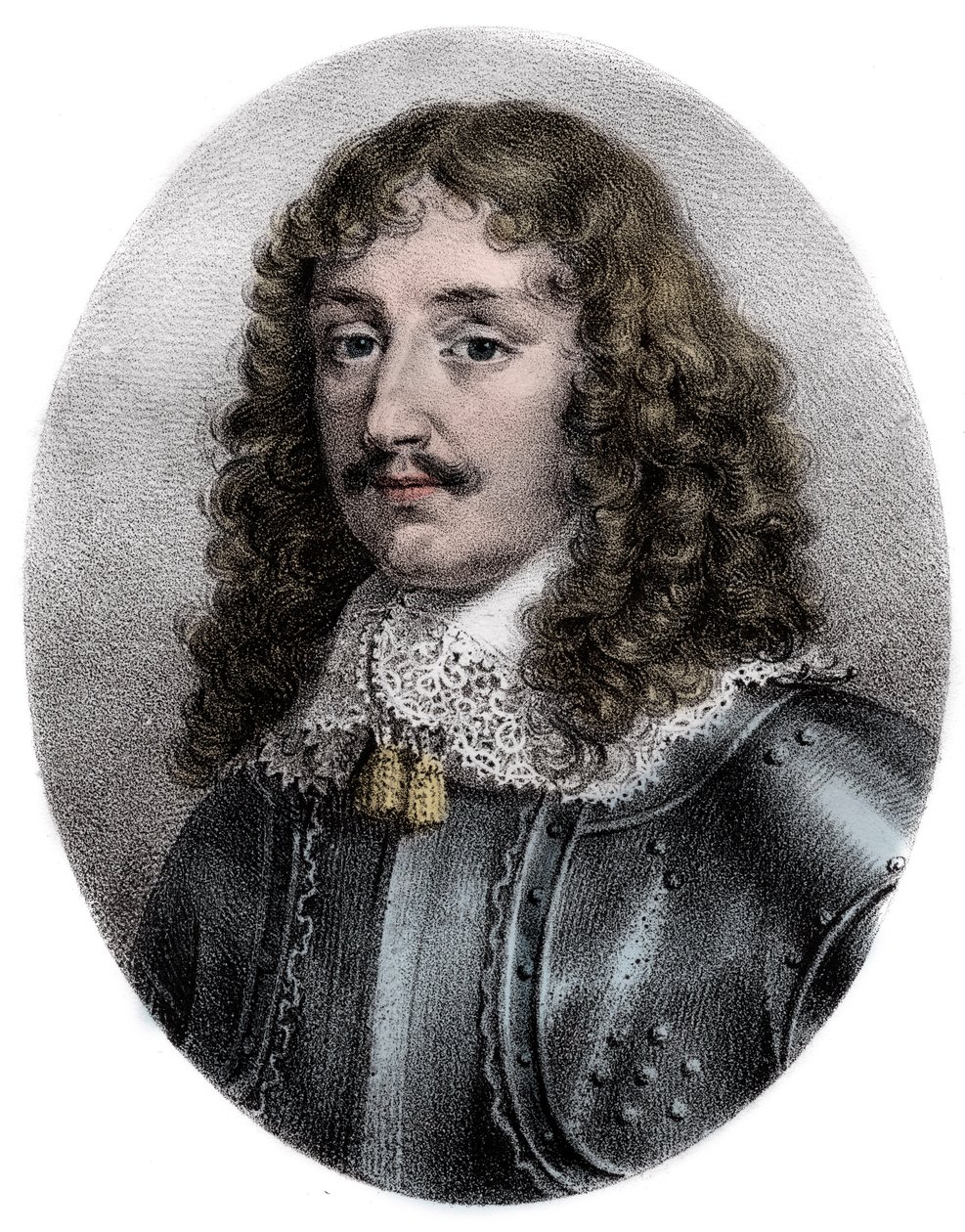 Porträtt av Francois VI, hertig av La Rochefoucauld, Prince de Marcillac (1613-1680), fransk författare - Porträtt du duc Francois de la Rochefoucauld (1613-1680), fransk författare - av Unknown artist