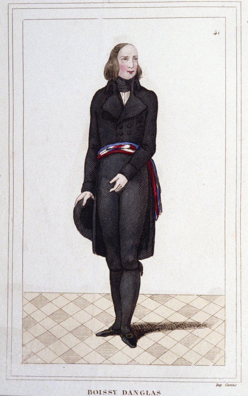 Porträtt av François Antoine, greve av Boissy d