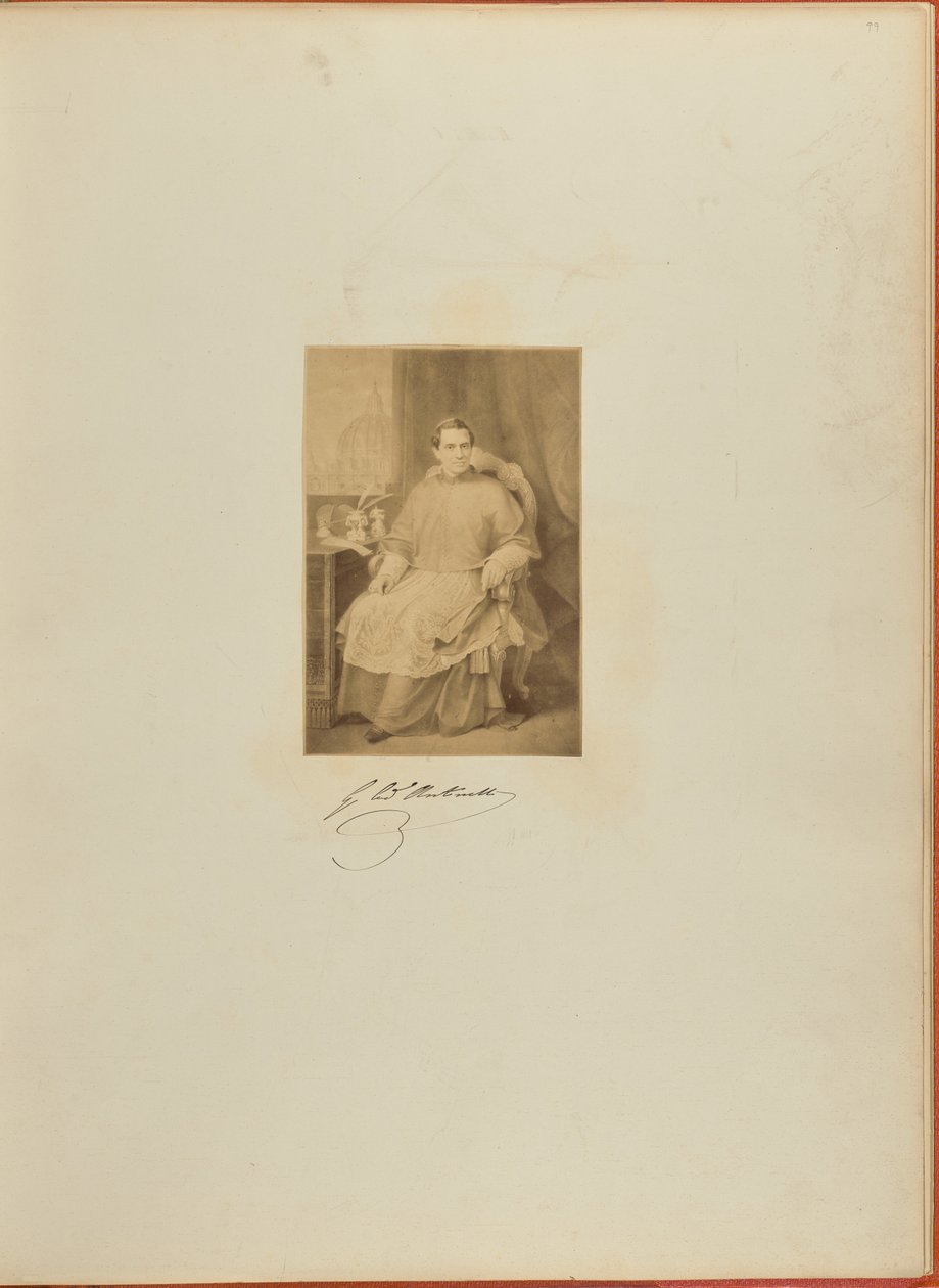 [Porträtt av Giacomo Antonelli] av Unknown artist