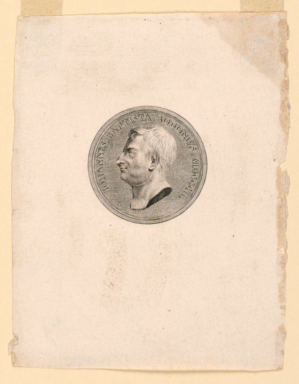 Porträtt av Giambattista Bodoni (1740-1813) av Unknown artist
