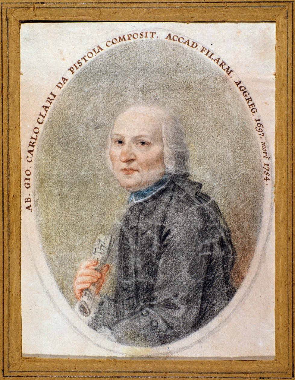 Porträtt av Giovanni Carlo Maria Clari (akvarell) av Unknown artist