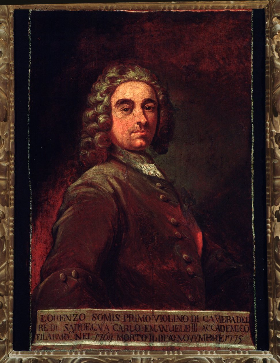 Porträtt av Giovanni Lorenzo Somis (målning av Unknown artist