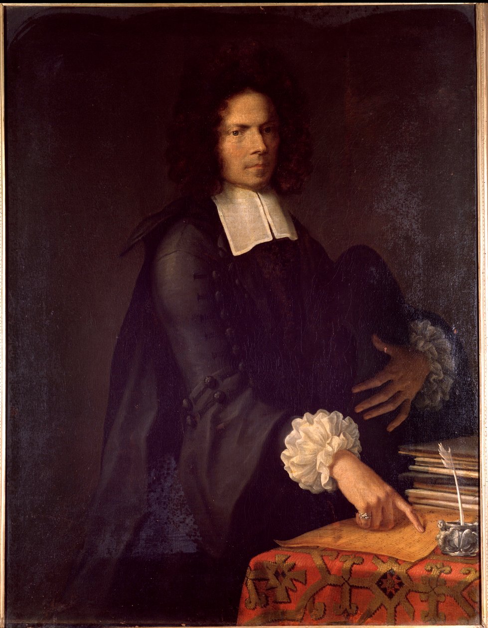 Porträtt av Giovanni Paolo Colonna, italiensk kompositör och organist (målning av Unknown artist