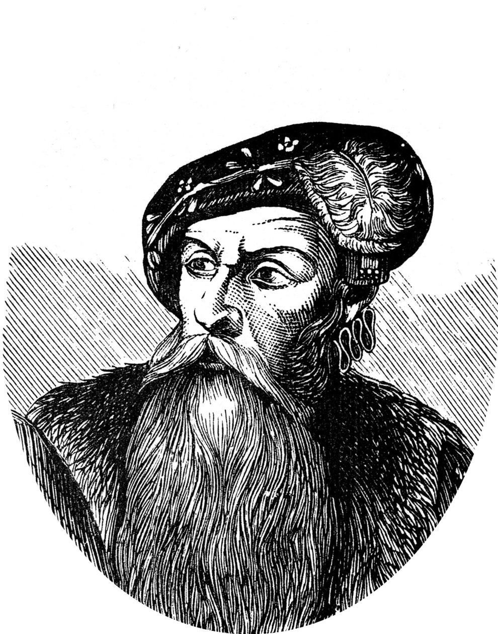 Portrait of Gustav I of Sweden (1496-1560) av Unknown artist