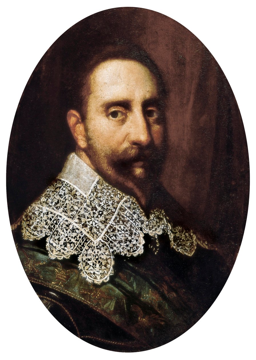 Porträtt av Gustave-Adolf II (Gustave Adolphe) (1594-1632), kung av Sverige från 1611 till 1632. Målning. Padua, Paduas kommunala museum. av Unknown artist
