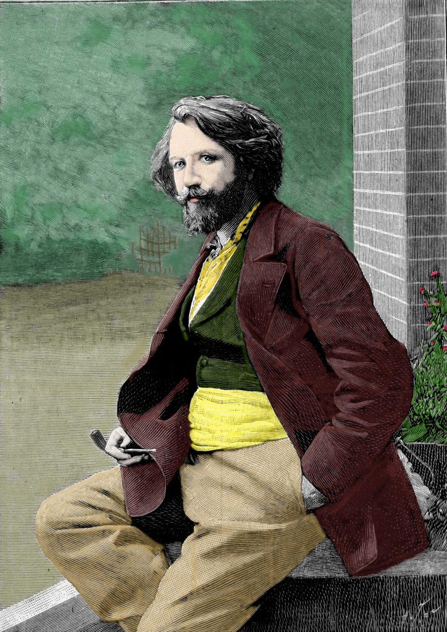 Porträtt av Gustave Charpentier (1860-1956), fransk kompositör. av Unknown artist