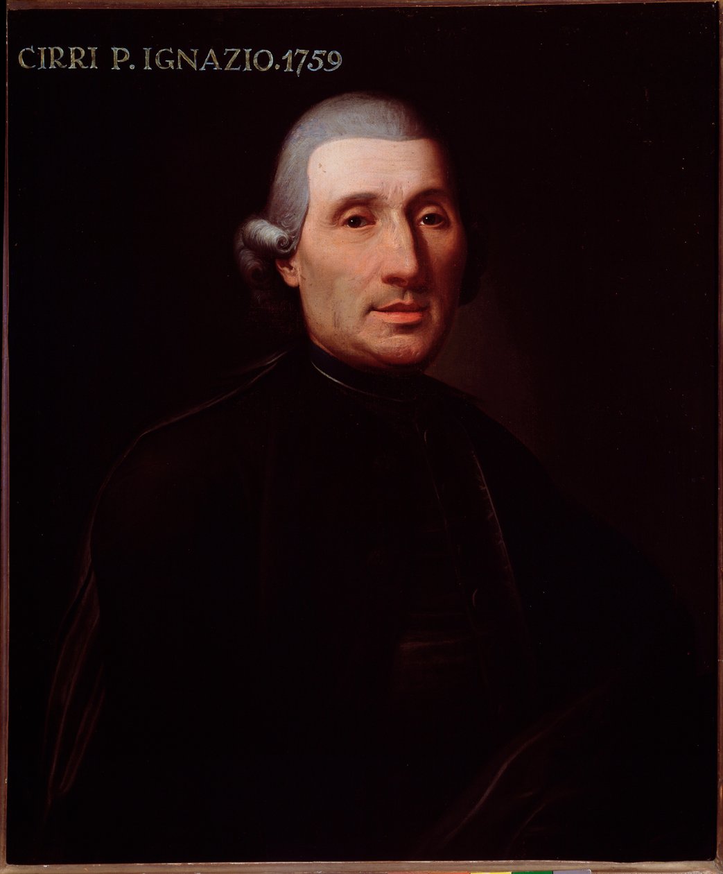 Porträtt av Ignazio Cirri (1711-1787) italiensk kompositör Anonym målning. 1700-talet. Bologna, civilt bibliografiskt museum av Unknown artist
