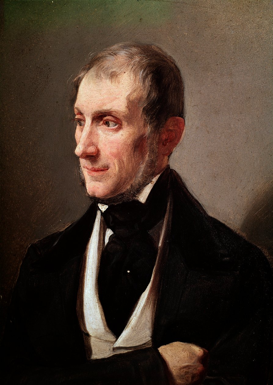 Porträtt av den italienske romanförfattaren och poeten Tommaso Grossi (1790-1853) Anonym målning. 1800-talets Milano, Museo di Milano - Porträtt av den italienske poeten och romanförfattaren Tommaso Grossi 1790-1853. Anonym målning av Unknown artist