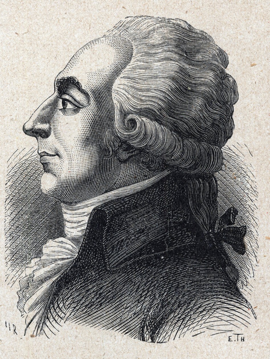 Porträtt av Jean-Baptiste (Jean Baptiste) Cloots dit Anacharsis Klootz (eller Clootz av Unknown artist