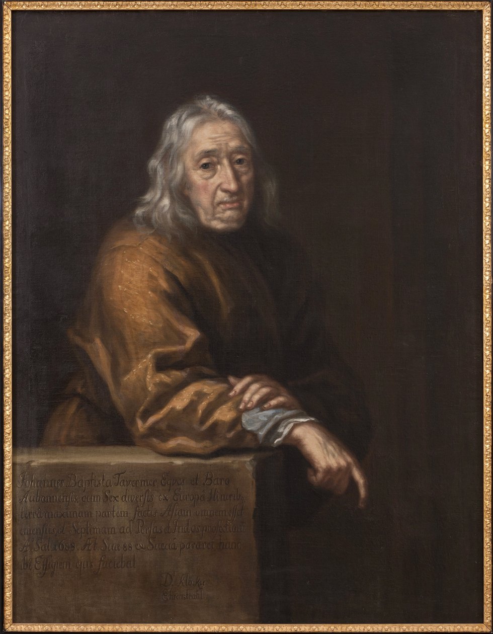 Porträtt av Jean-Baptiste (Jean Baptiste) Tavernier (1605-1689), av Ehrenstrahl, David Klocker (1629-1698). Olja på duk av Unknown artist