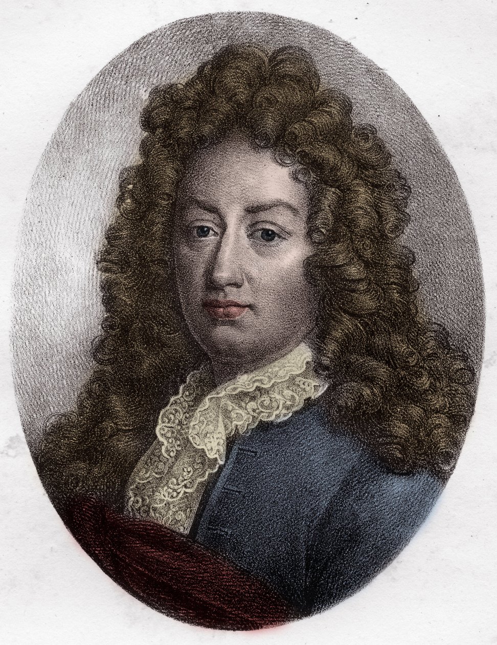 Porträtt av Jean Francois Regnard, fransk författare och dramatiker av Unknown artist