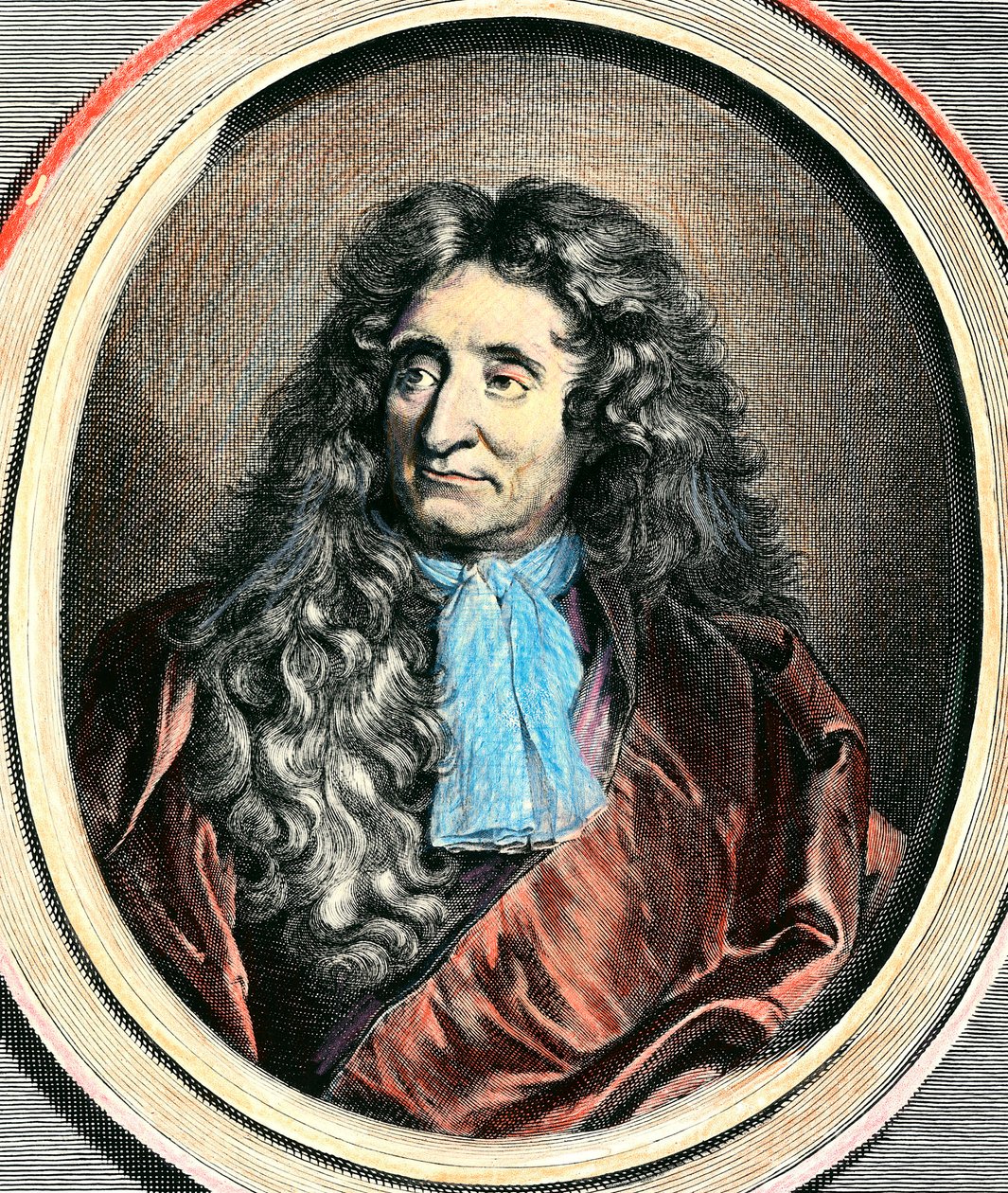 Porträtt av Jean de La Fontaine av Unknown artist