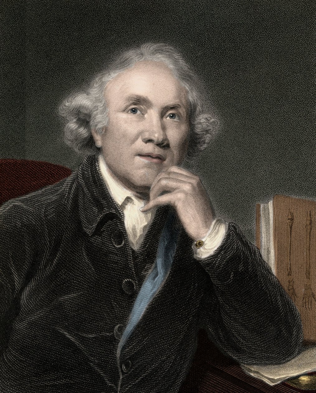Porträtt av John Hunter (1728-1793) skotsk kirurg av Unknown artist